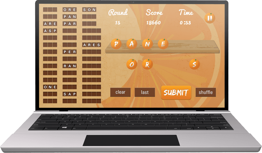 Game board screenshot