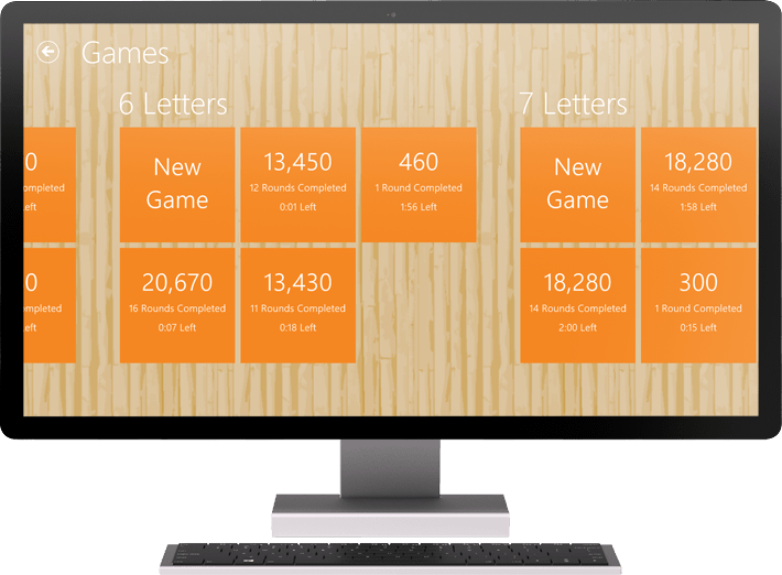 Saved games screenshot